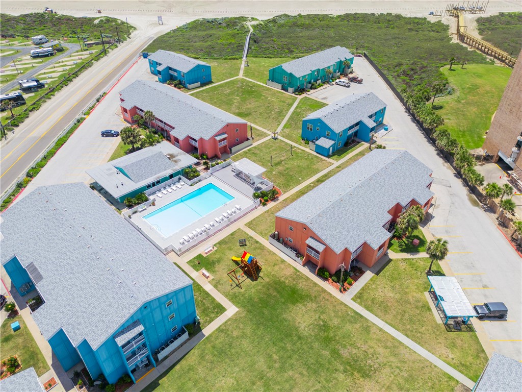 800 Beach Access Road, Unit 111 Port Aransas, TX 78373 - Photo 17 of 30 an aerial view of a city