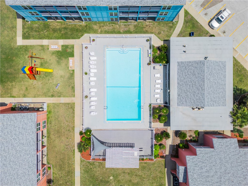 800 Beach Access Road, Unit 111 Port Aransas, TX 78373 - Photo 18 of 30 swimming pool view with a outdoor seating space