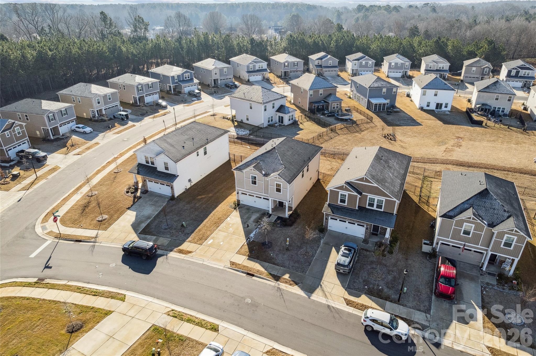 309 Olympia Way York, SC 29745 - Photo 42 of 46 an aerial view of a house with outdoor space