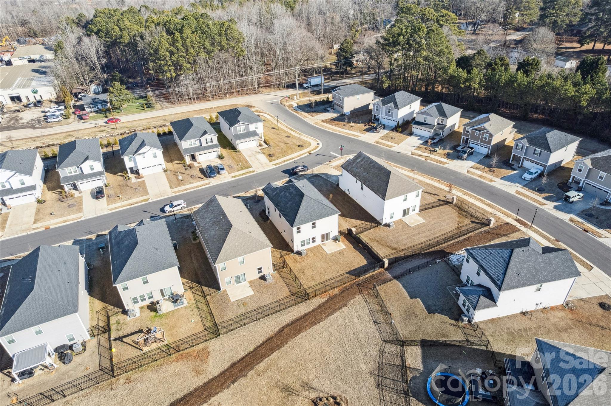 309 Olympia Way York, SC 29745 - Photo 44 of 46 a view of yard from terrace with seating area