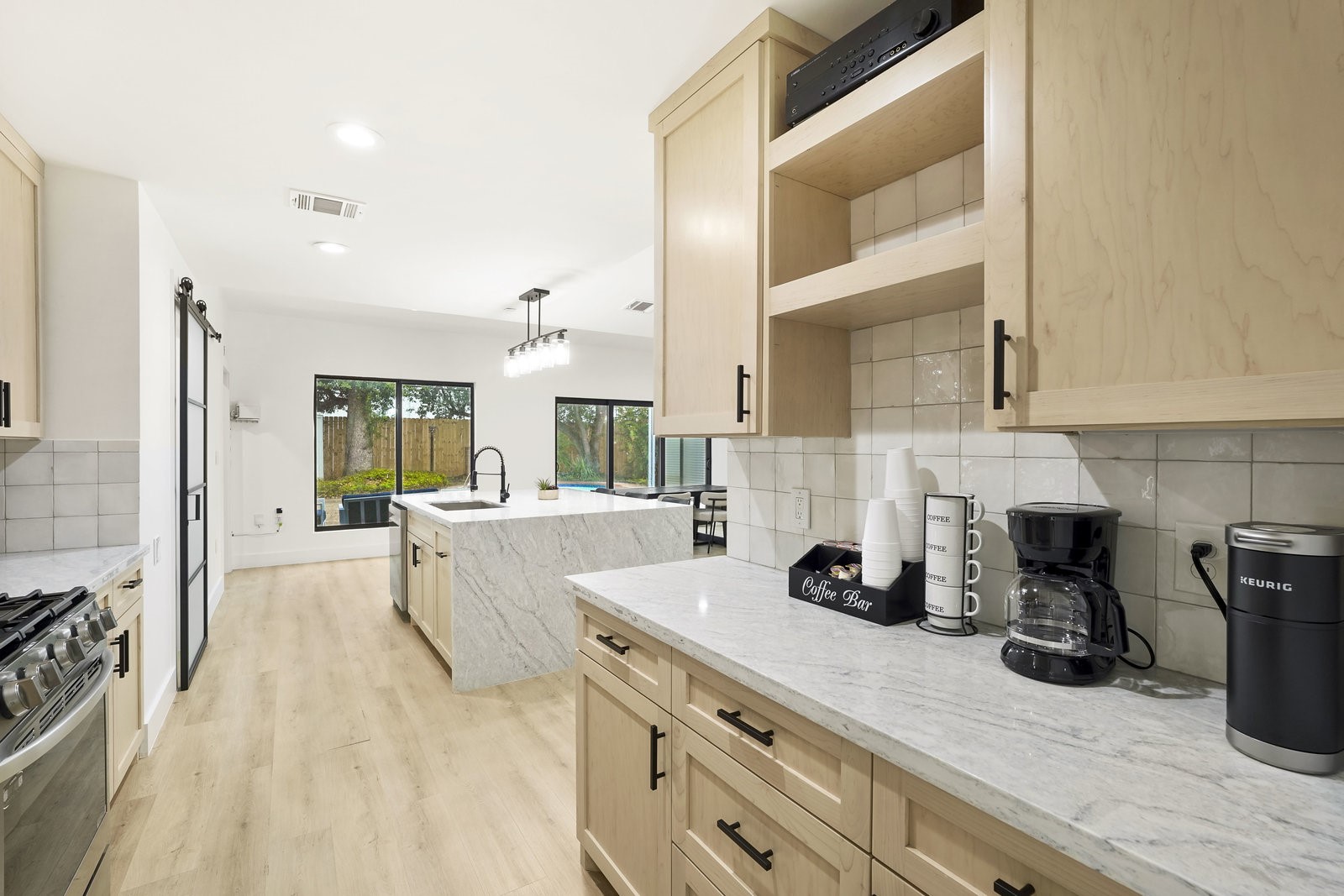 3327 Freshmeadows Drive Houston, TX 77063 - Photo 10 of 35 a living room with furniture and a fireplace
