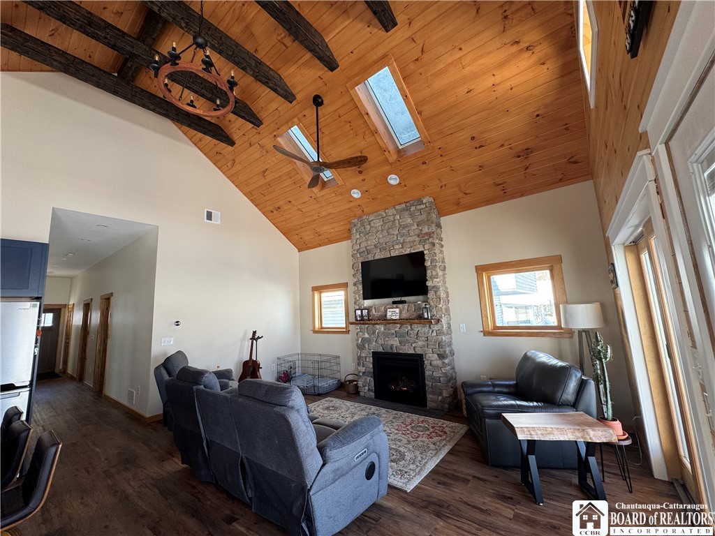 29 Loomis Bay Road Busti, NY 14710 - Photo 12 of 50 The combined living room and kitchen create an ide