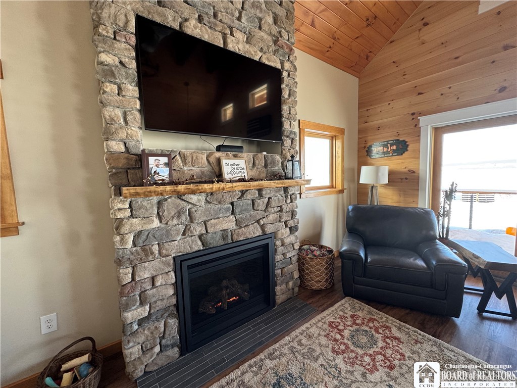 29 Loomis Bay Road Busti, NY 14710 - Photo 19 of 49 The fireplace enhances the warmth and ambiance of