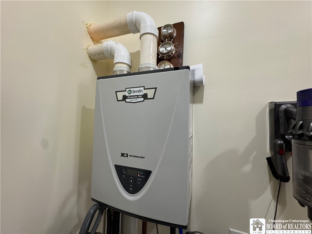 29 Loomis Bay Road Busti, NY 14710 - Photo 41 of 49 Tankless hot water system.