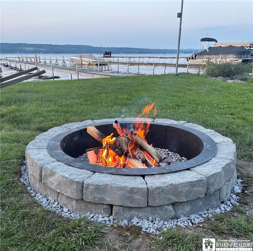 29 Loomis Bay Road Busti, NY 14710 - Photo 45 of 49 Enjoy a fire by the lake!