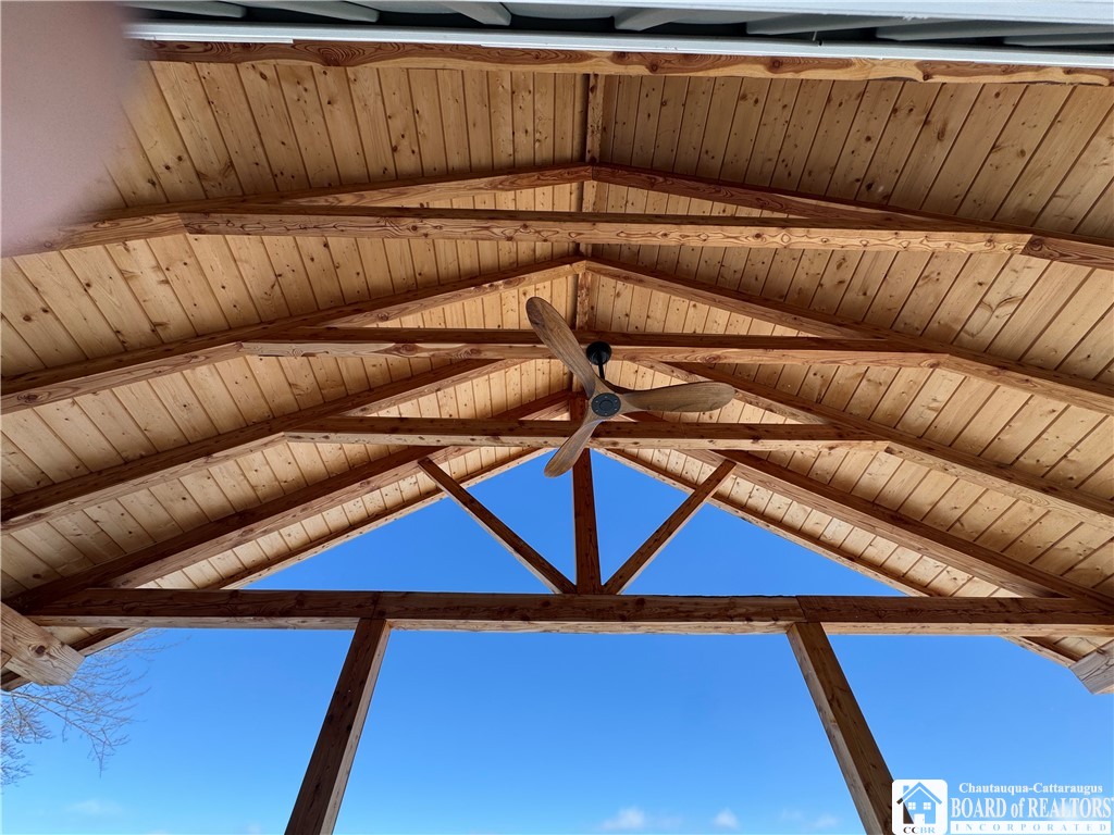29 Loomis Bay Road Busti, NY 14710 - Photo 6 of 50 Beautiful porch ceiling adding character to the ou