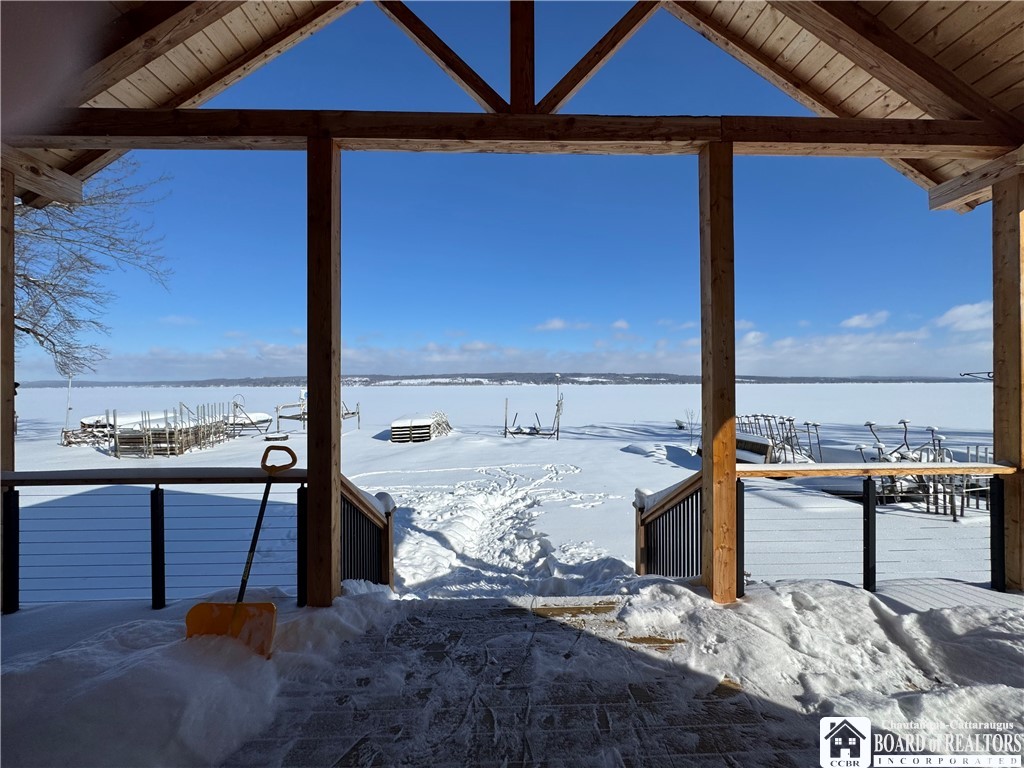 29 Loomis Bay Road Busti, NY 14710 - Photo 7 of 50 Winter view from the living room and kitchen.