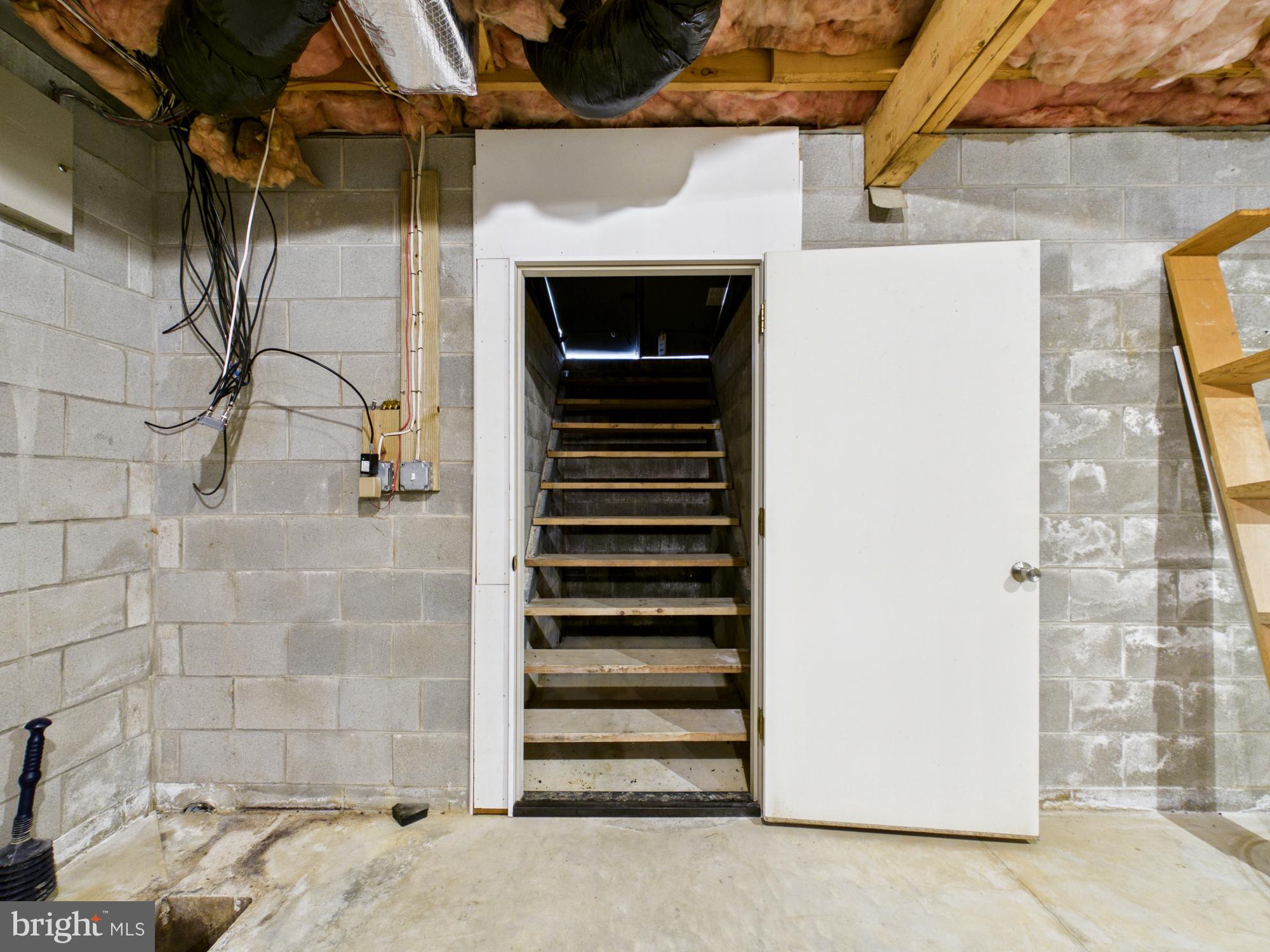 3298 Canterbury Road Milford, DE 19963 - Photo 42 of 74 Basement Stairwell Access