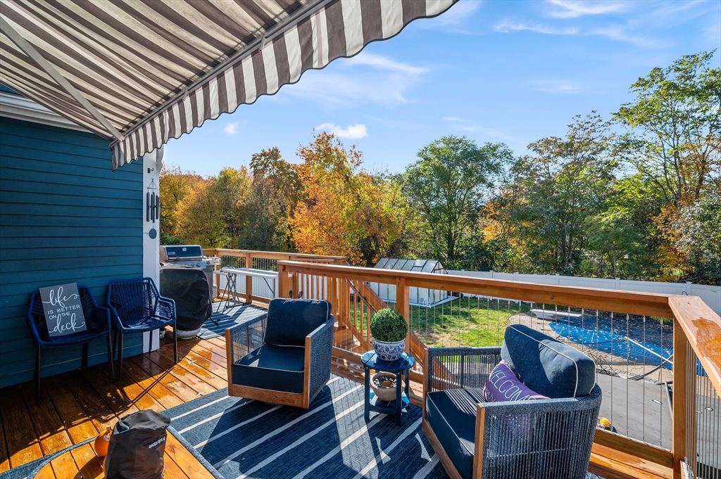 4 Horseneck Road Shrewsbury, MA 01545 - Photo 7 of 33 a view of a two chairs in the deck
