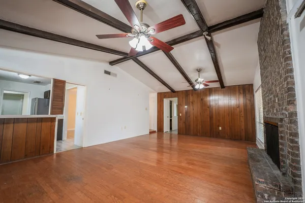 a view of an empty room