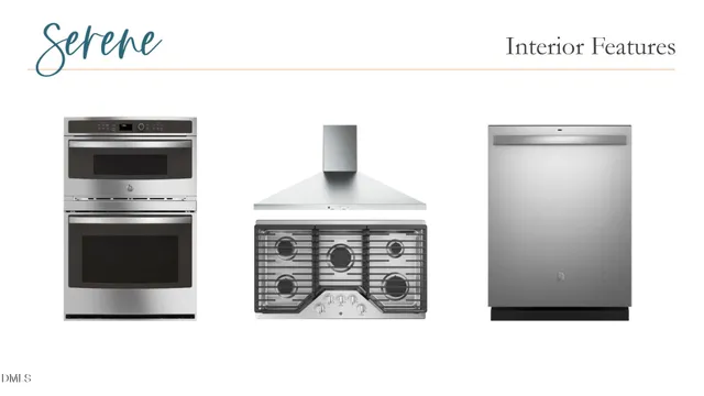 a kitchen with a refrigerator and a stove