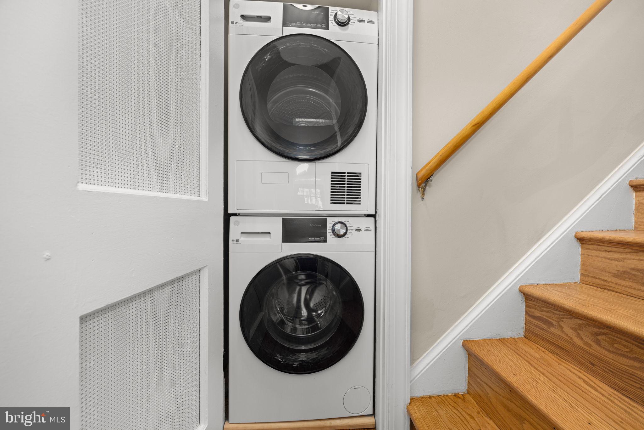 3762 W Street Northwest Washington, DC 20007 - Photo 20 of 41 a view of entryway with washer and dryer