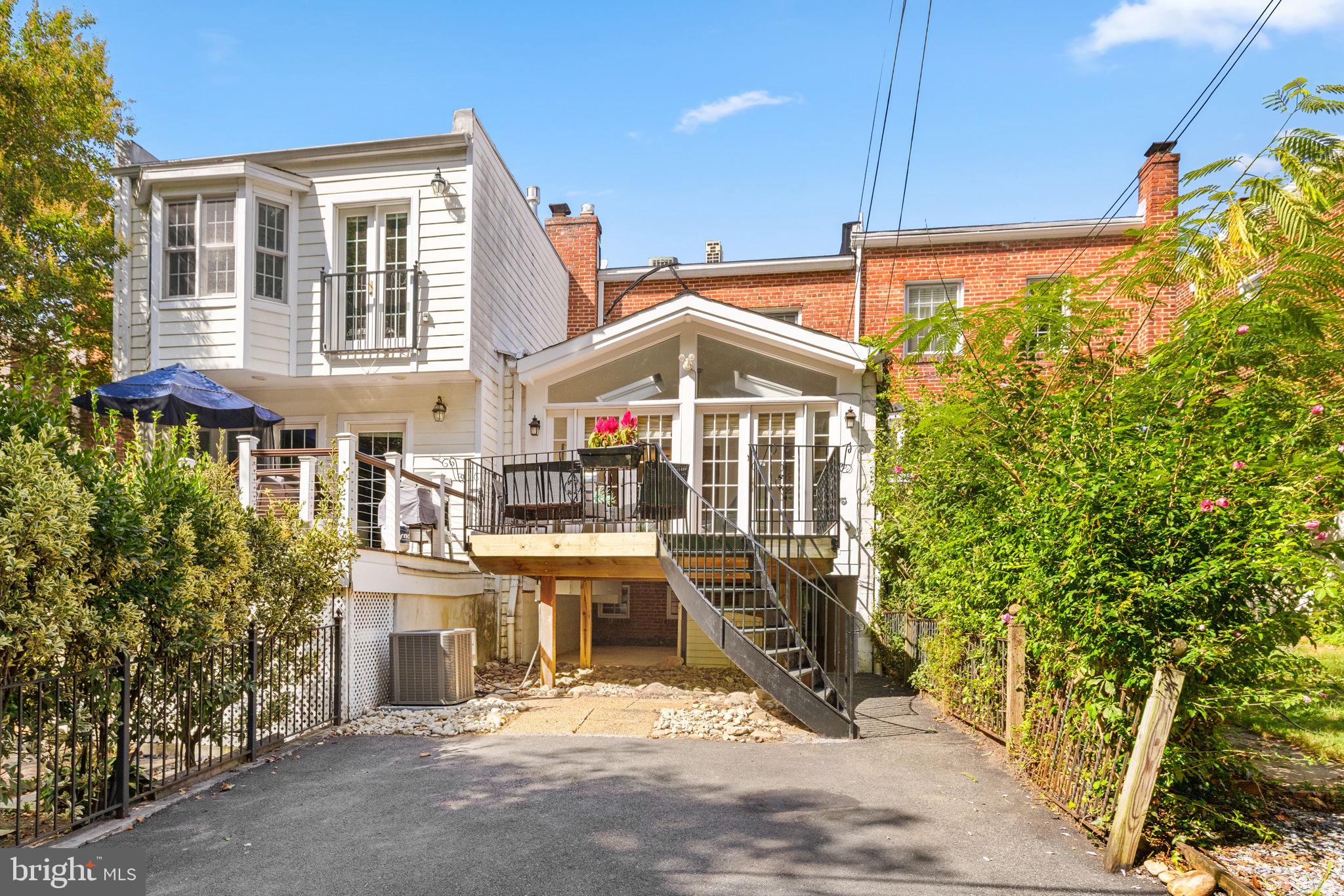 3762 W Street Northwest Washington, DC 20007 - Photo 38 of 41 a view of a house with sitting area