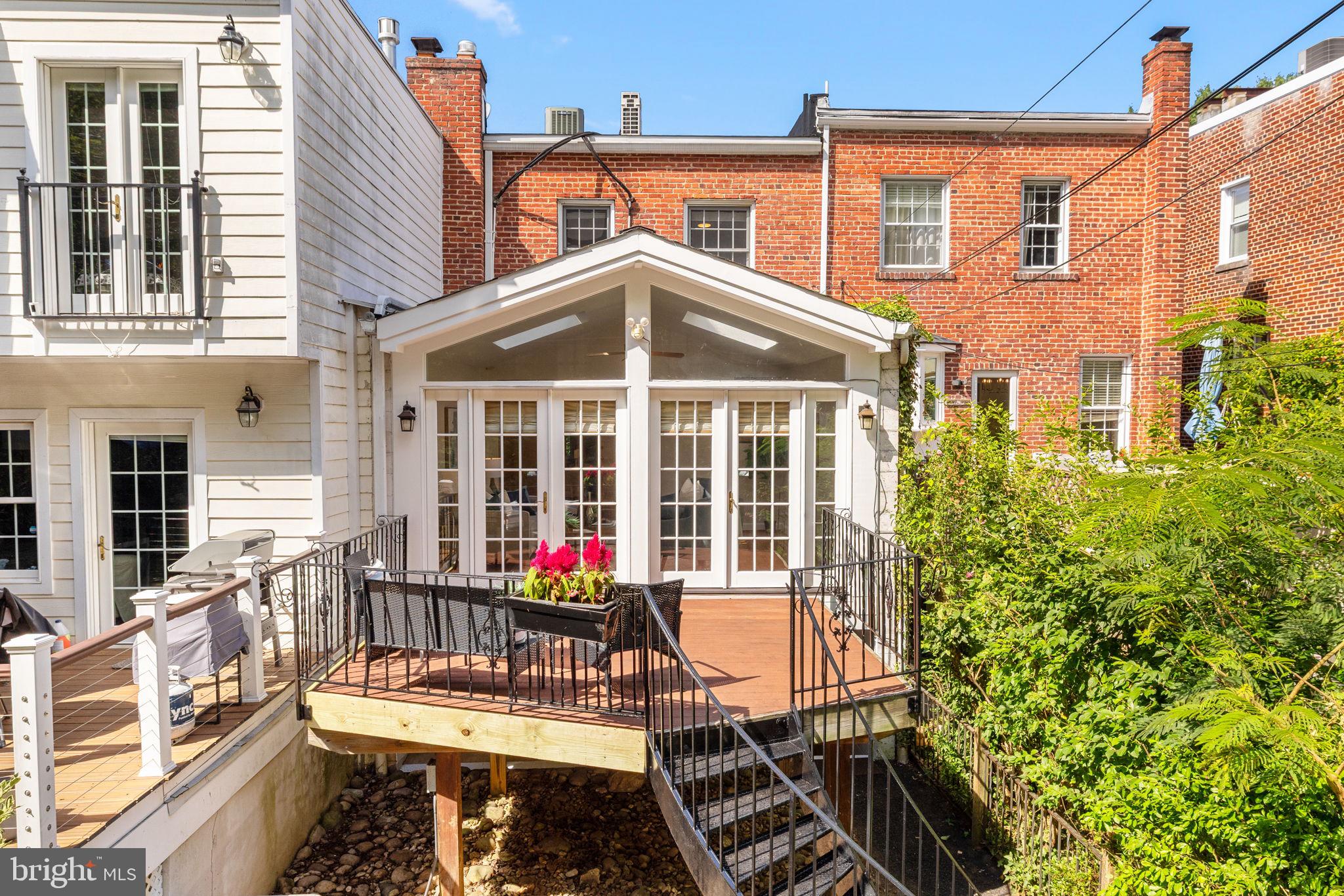 3762 W Street Northwest Washington, DC 20007 - Photo 39 of 41 front view of a house with a porch
