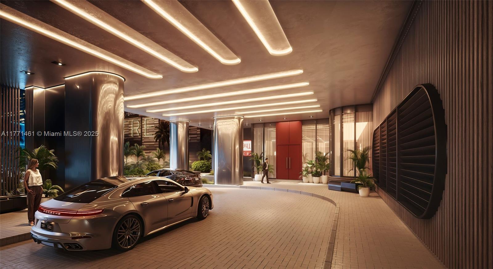 690 Southwest 1st Avenue, Unit 3906 Miami, FL 33130 - Photo 18 of 23 a view of a car park in front of retail shop