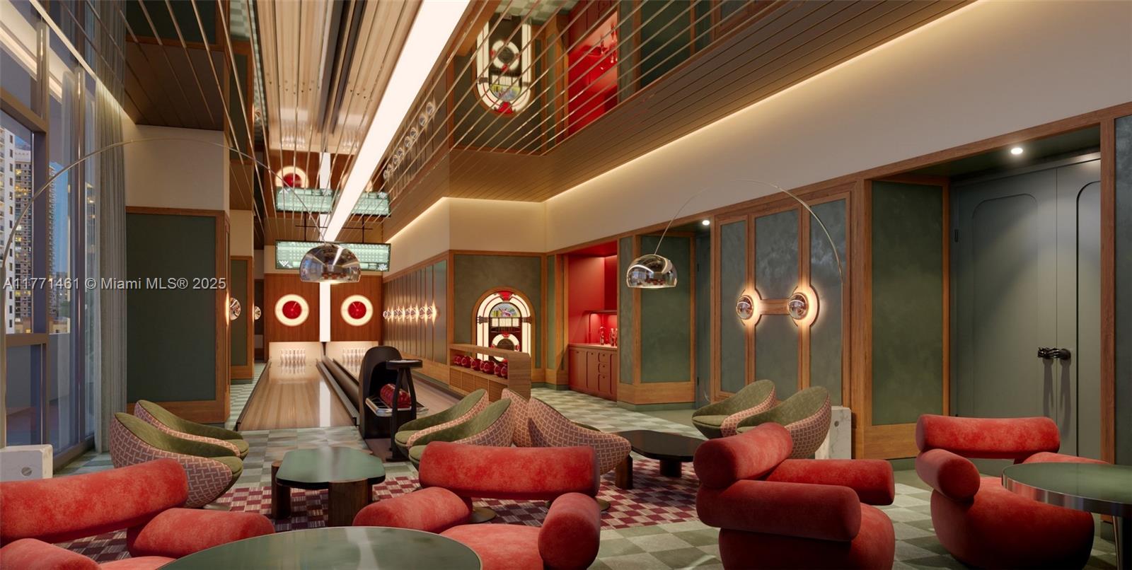 690 Southwest 1st Avenue, Unit 3906 Miami, FL 33130 - Photo 10 of 23 a room with furniture and gym equipment