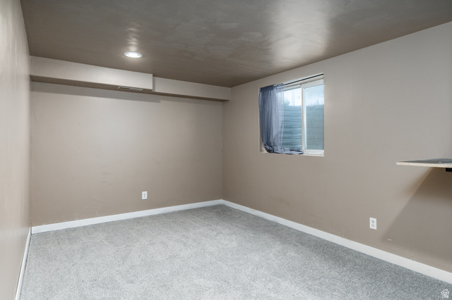 19994 South Olson Road Downey, ID 83234 - Photo 18 of 49 Basement featuring light colored carpet and recessed lighting