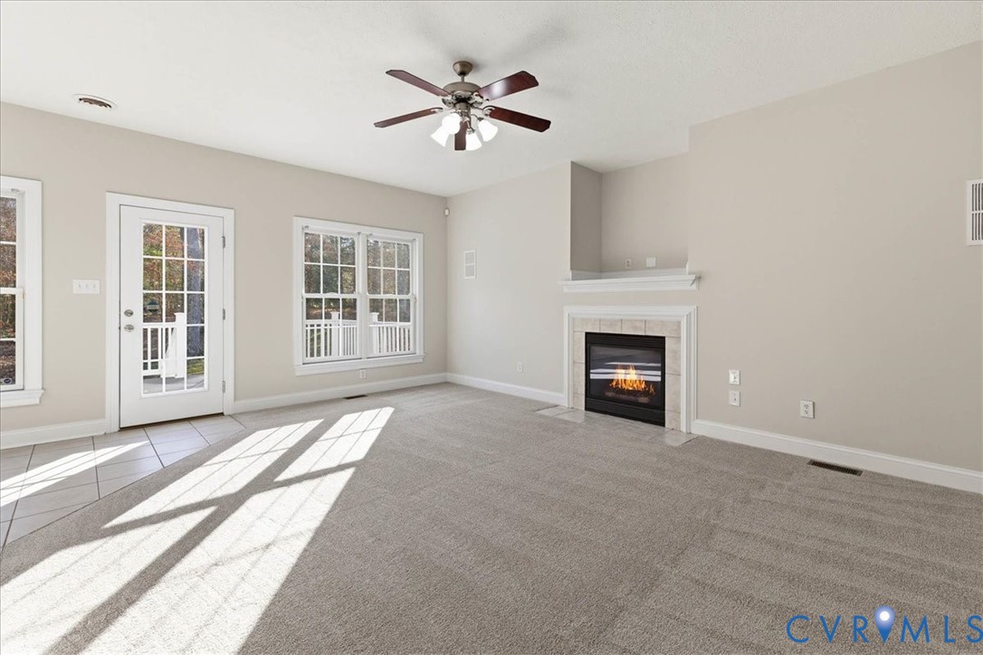11891 Old Stage Road Prince George, VA 23875 - Photo 27 of 38 family room leading to rear deck