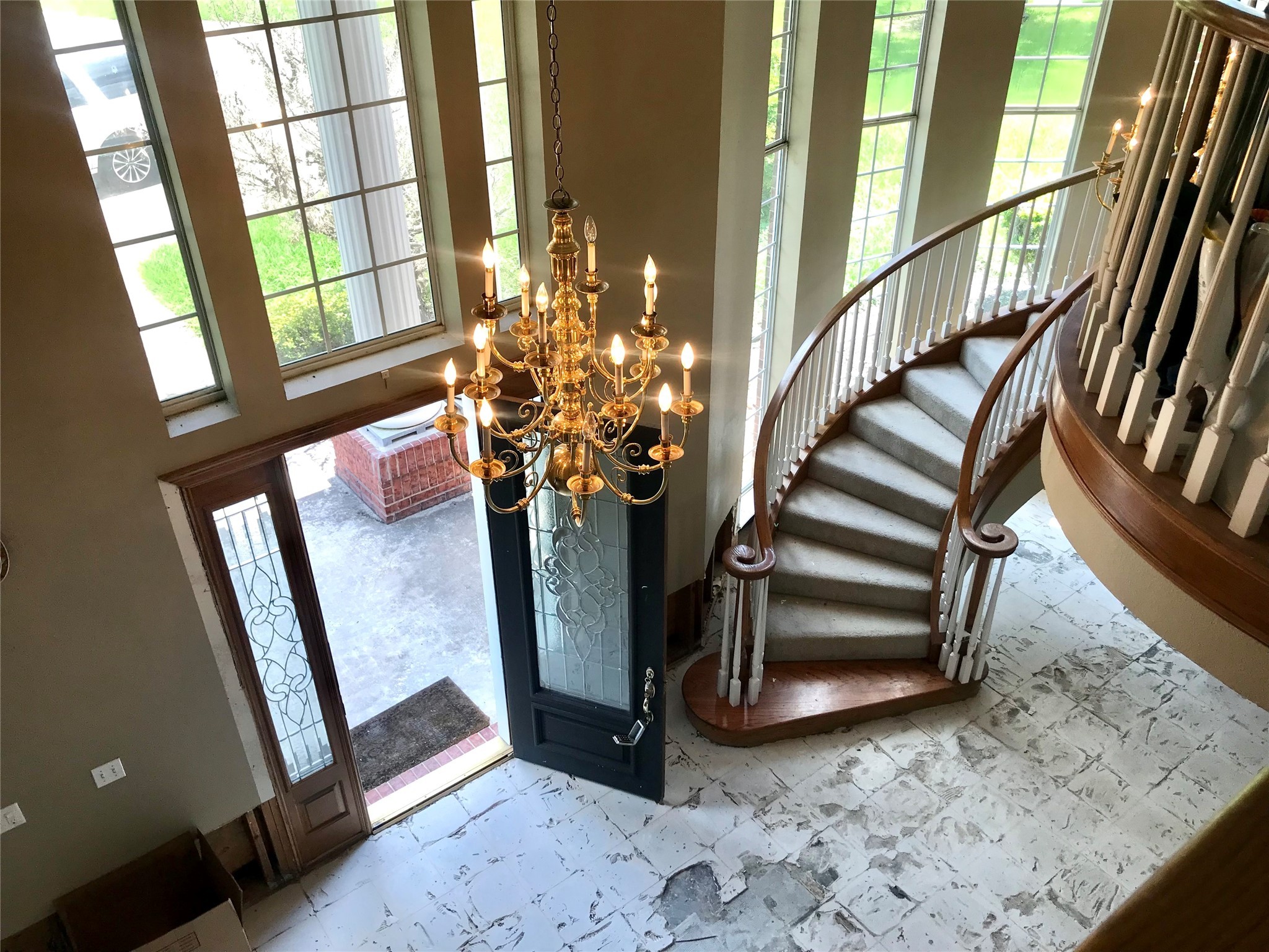 1616 Milian Circle Sweeny, TX 77480 - Photo 26 of 49 a view of entryway and hall with wooden floor