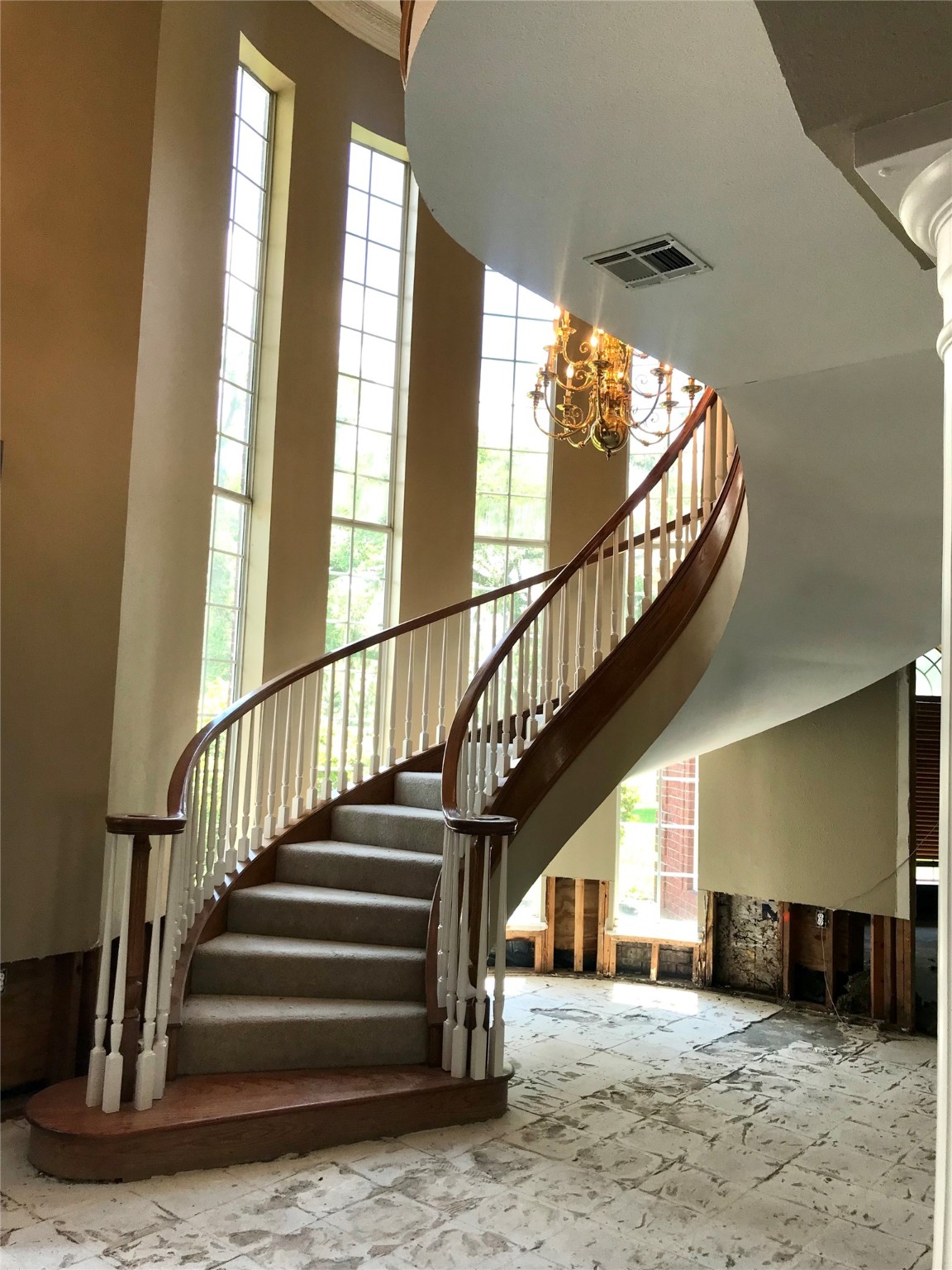 1616 Milian Circle Sweeny, TX 77480 - Photo 3 of 49 a view of entryway and hall with wooden floor