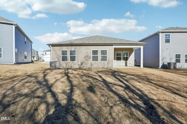a view of a house with a snow on the wall