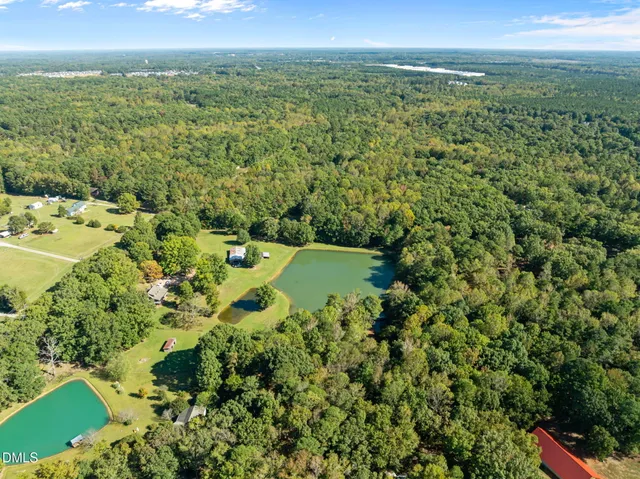a view of a city with an outdoor space