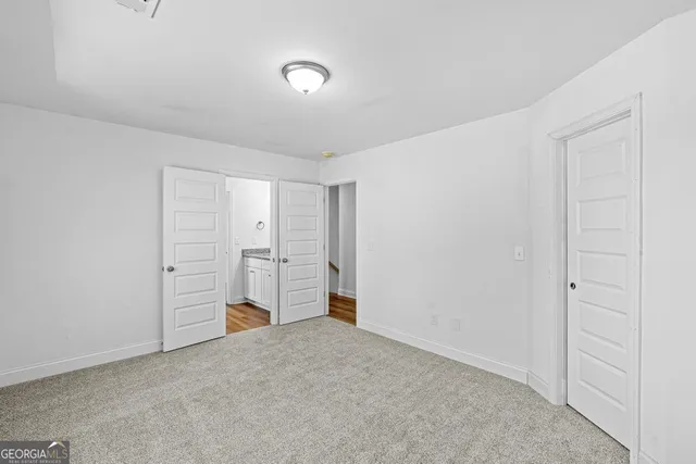 a view of empty room