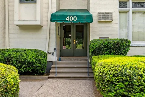 a view of entrance of the building