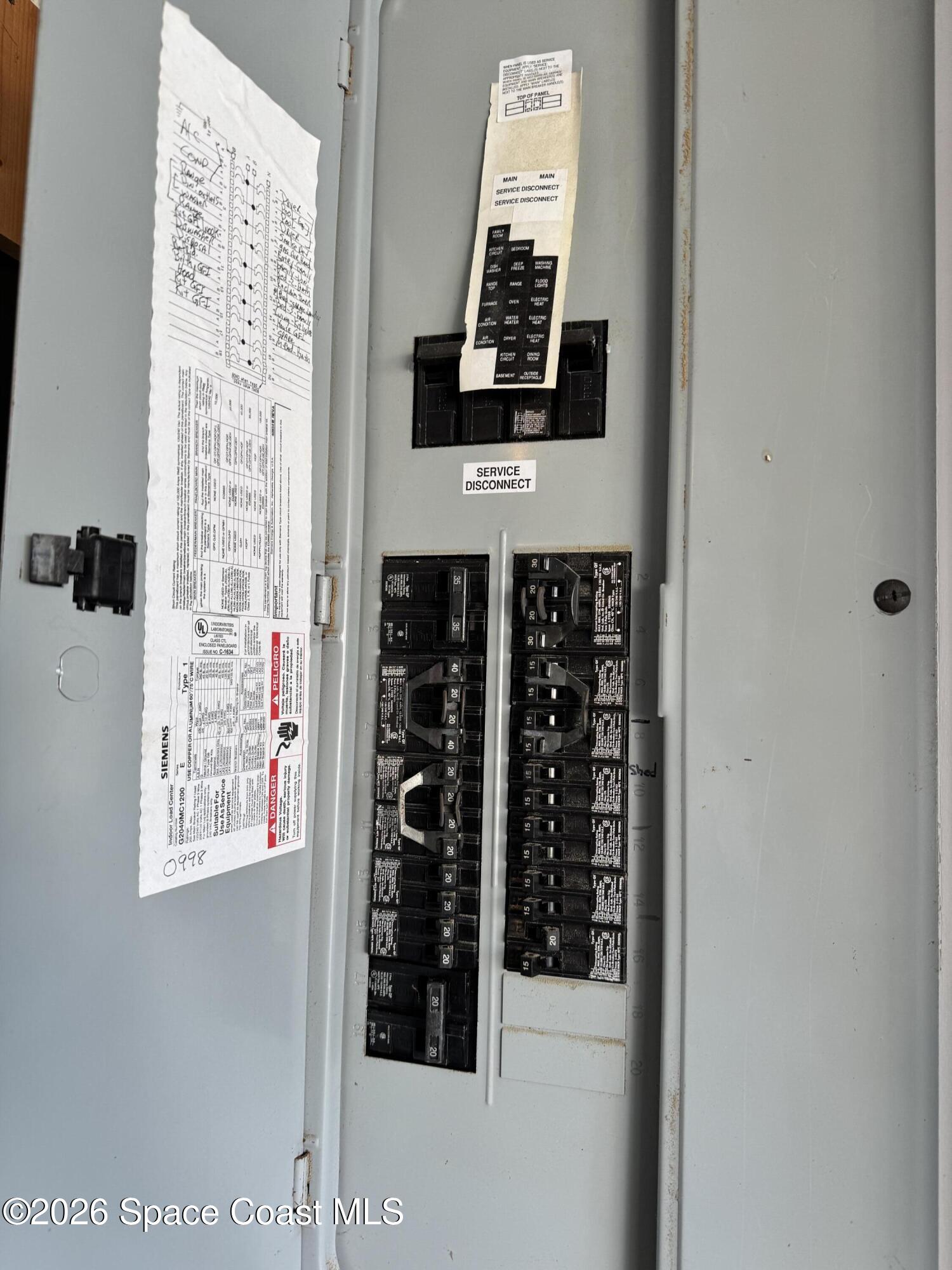 263 Mcclain Drive Melbourne, FL 32904 - Photo 34 of 56 200 Amp Electrical Service