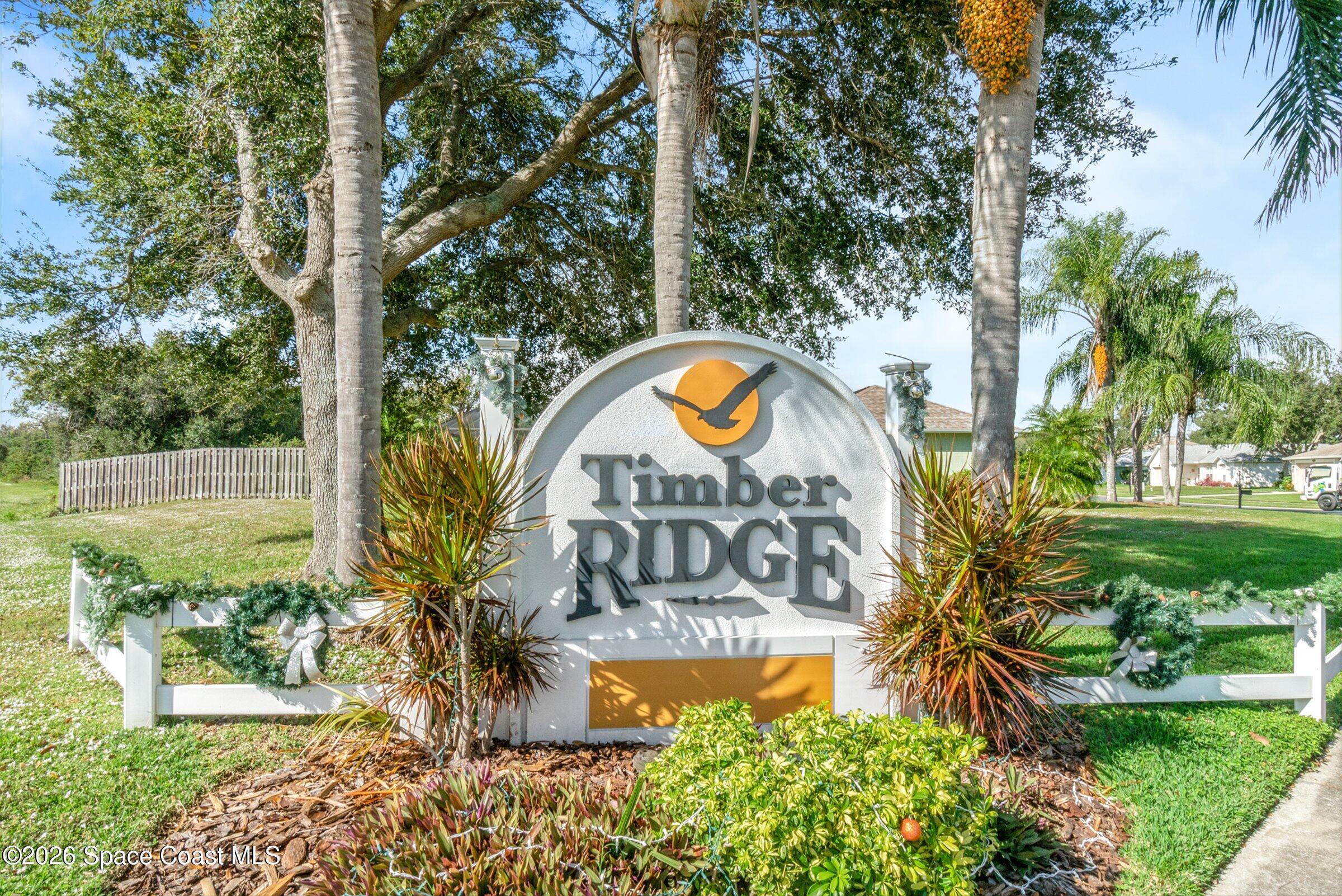 263 Mcclain Drive Melbourne, FL 32904 - Photo 37 of 56 35-Timber-Ridge-Sign-300