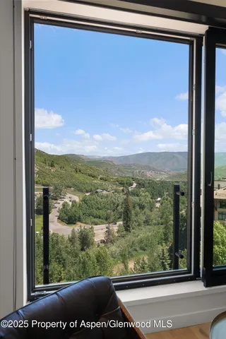 a view of sky from window