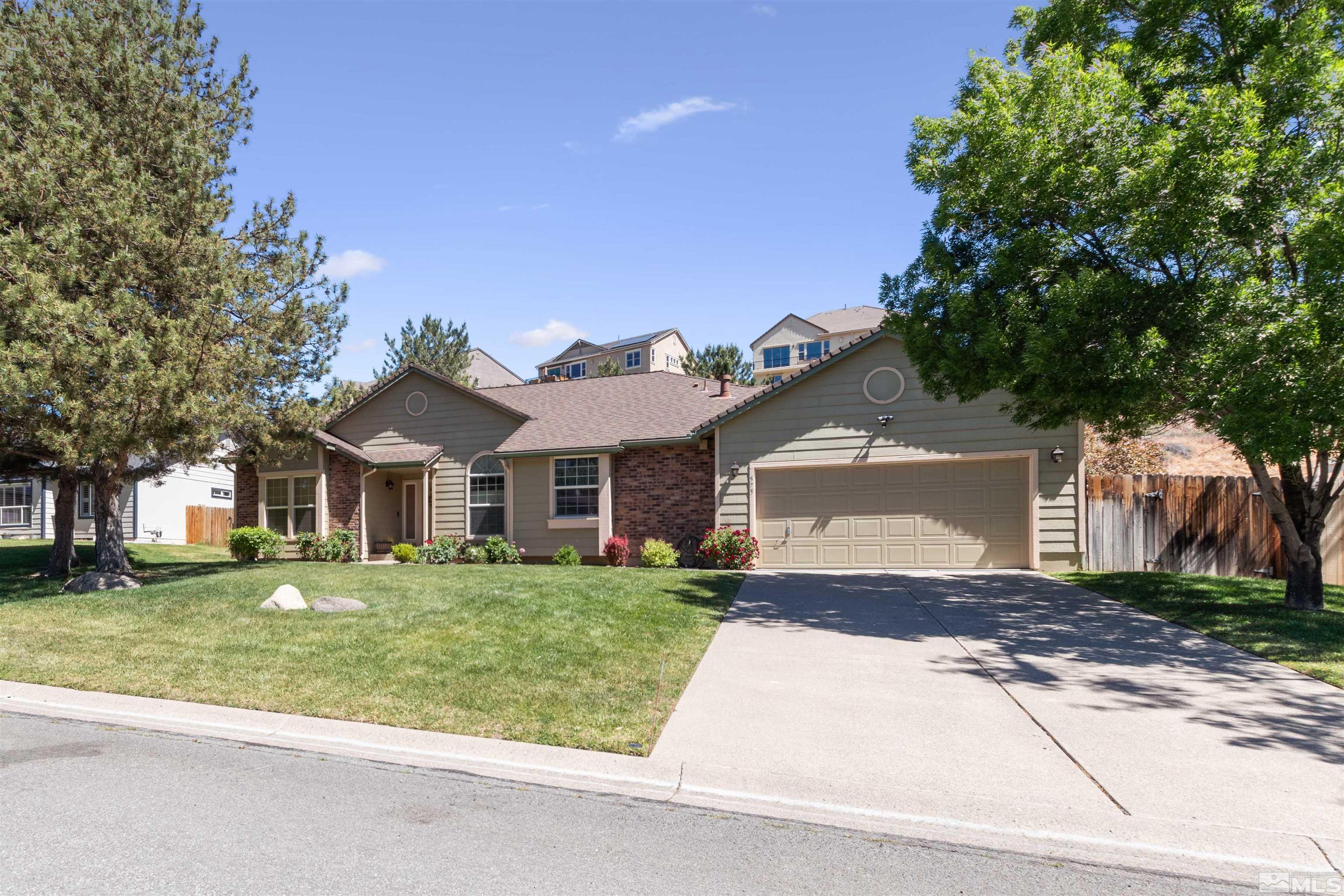 575 Cliff View Drive Reno, NV 89523 - Photo 1 of 33 front view of a house with a yard