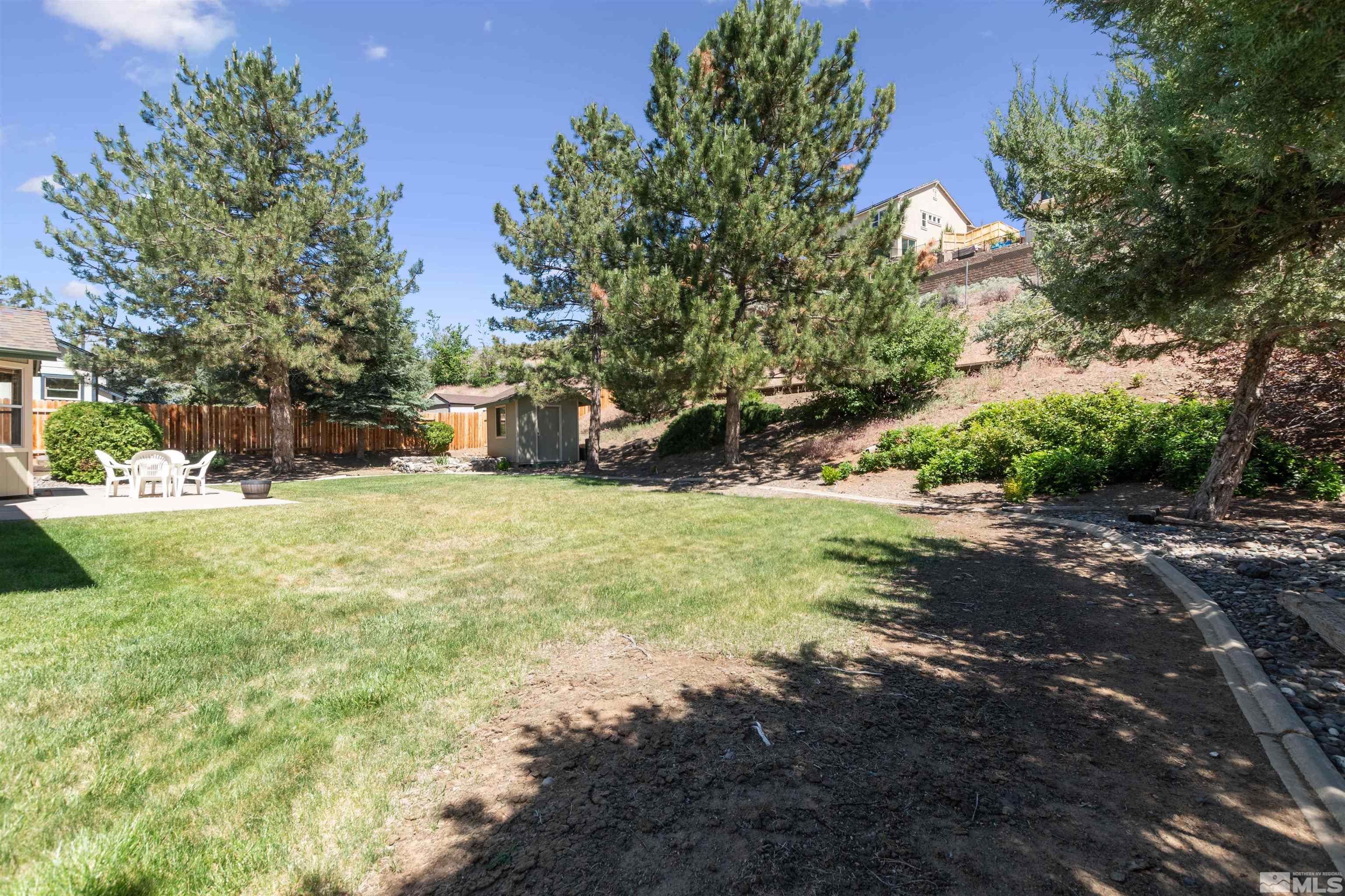 575 Cliff View Drive Reno, NV 89523 - Photo 3 of 33 a view of a yard with large trees