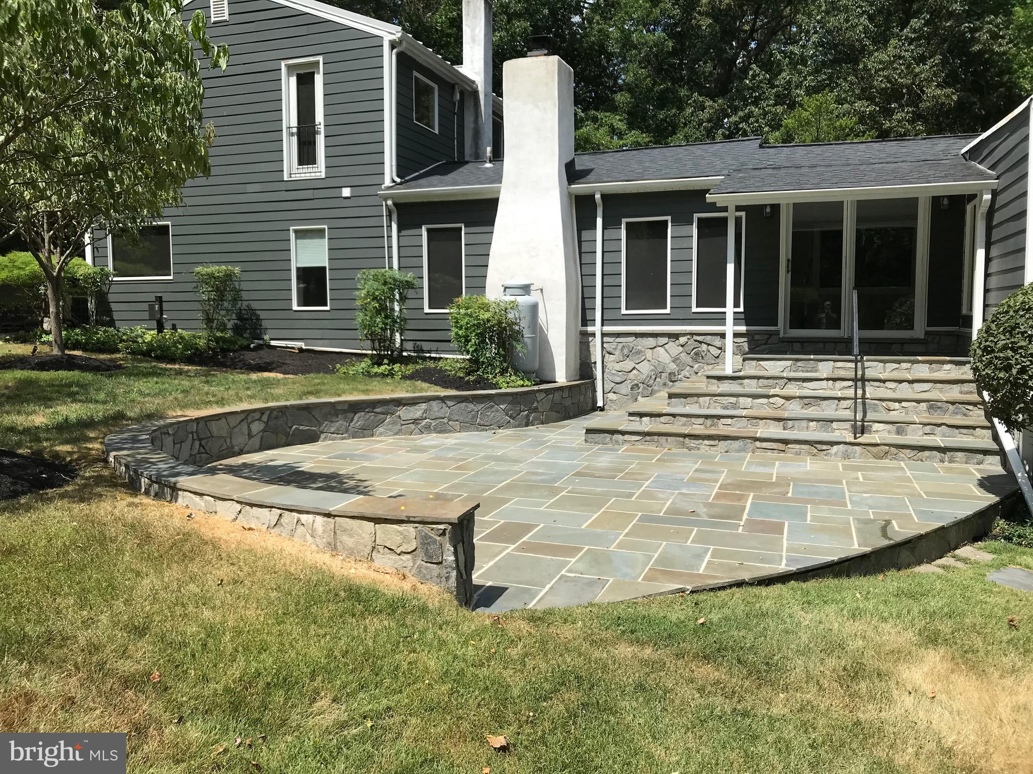3906 Oaklawn Road Fort Washington, MD 20744 - Photo 20 of 39 Close up of stone and slate patio