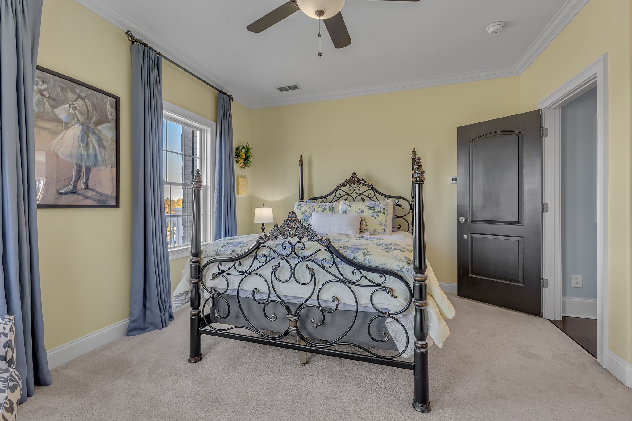 7167 Williams Road Christiana, TN 37037 - Photo 36 of 53 a bedroom with a bed and a chandelier