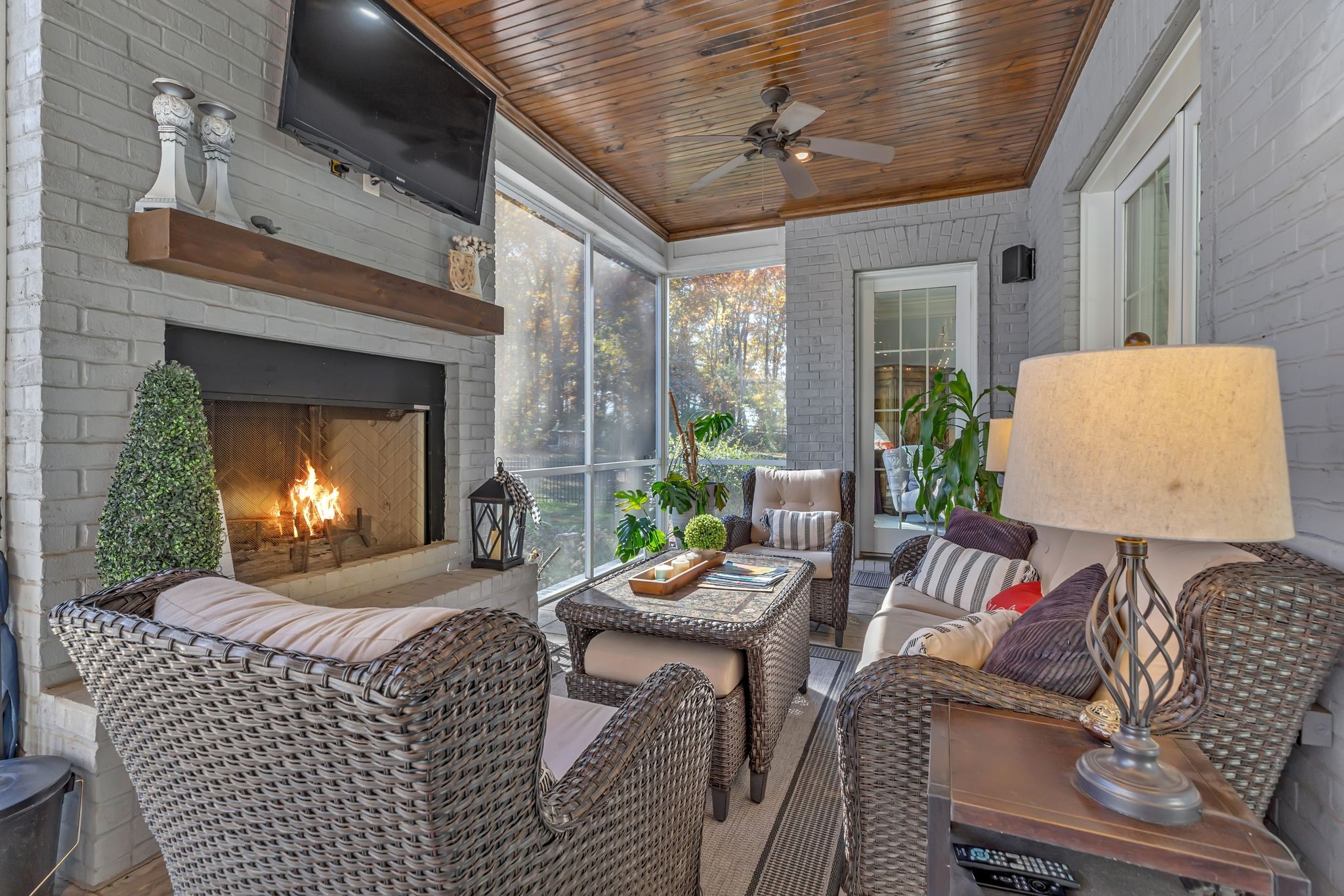 7167 Williams Road Christiana, TN 37037 - Photo 45 of 53 a living room with furniture and a fireplace