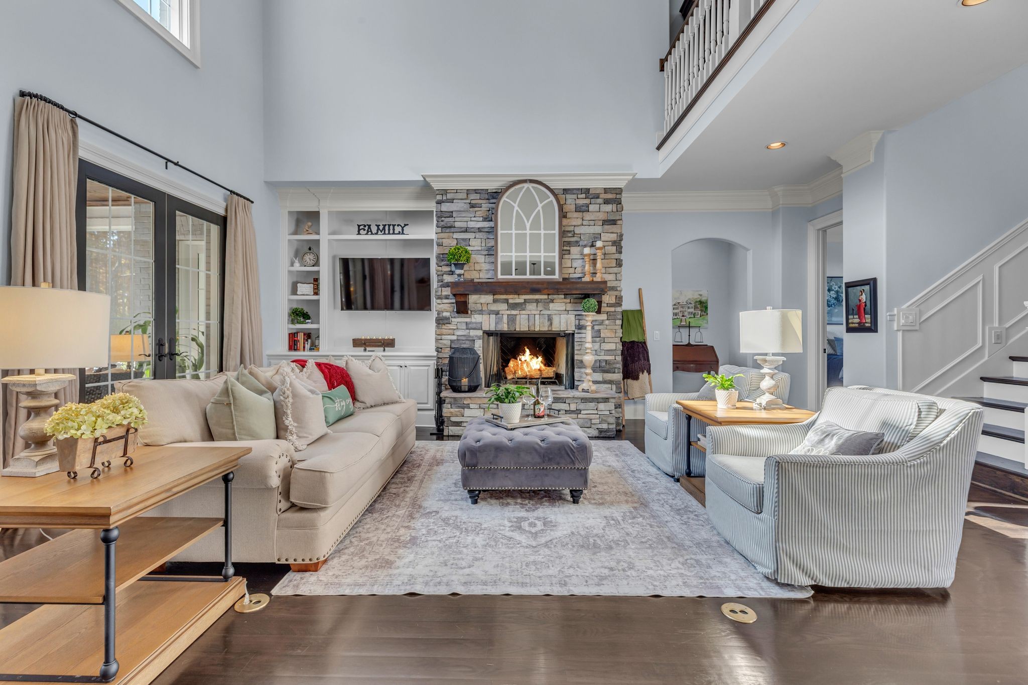 7167 Williams Road Christiana, TN 37037 - Photo 10 of 53 a living room with furniture fireplace and a large window