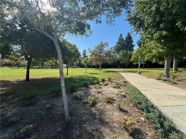 a view of street sign