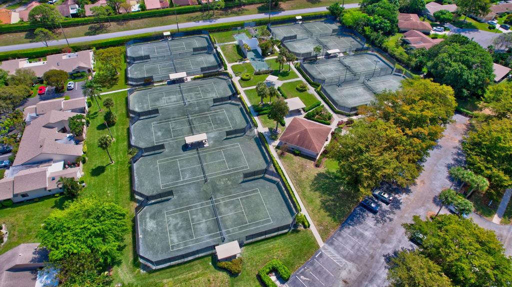 3180 Northwest 13th Street Delray Beach, FL 33445 - Photo 52 of 52 an aerial view of residential house with outdoor space and swimming pool