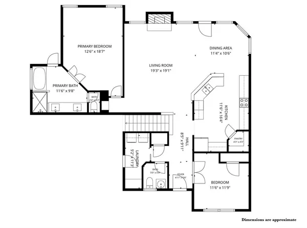 a picture of a floor plan