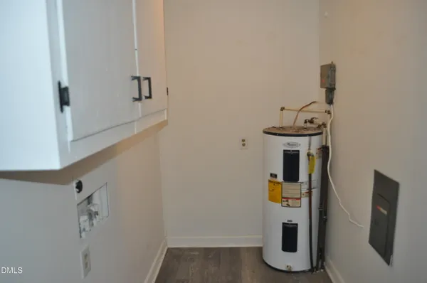 a close view of closet
