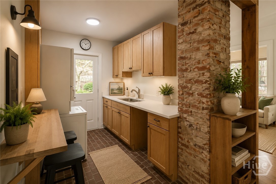 550 Fortson Road Athens, GA 30606 - Photo 35 of 42 Virtually staged guest wing kitchenette