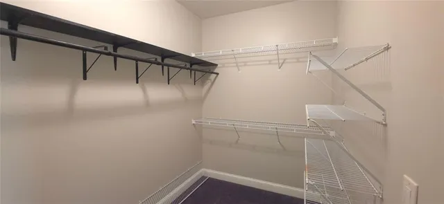 a view of walk in closet