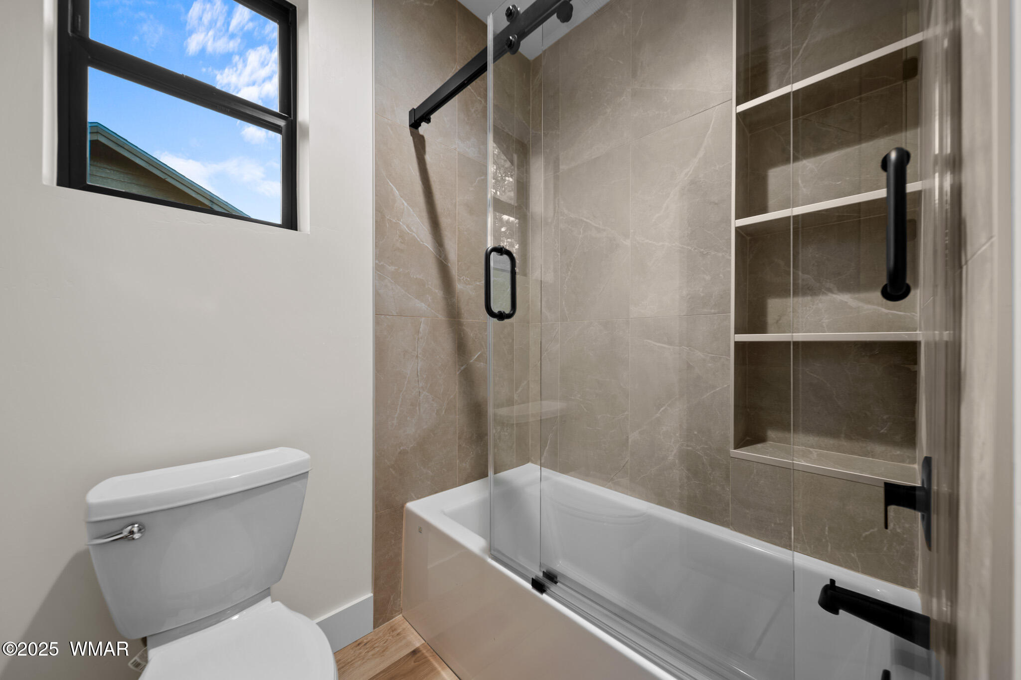 3030 West Alpine Rdg Road Show Low, AZ 85901 - Photo 48 of 62 Custom Shower Doors in Guest Bath