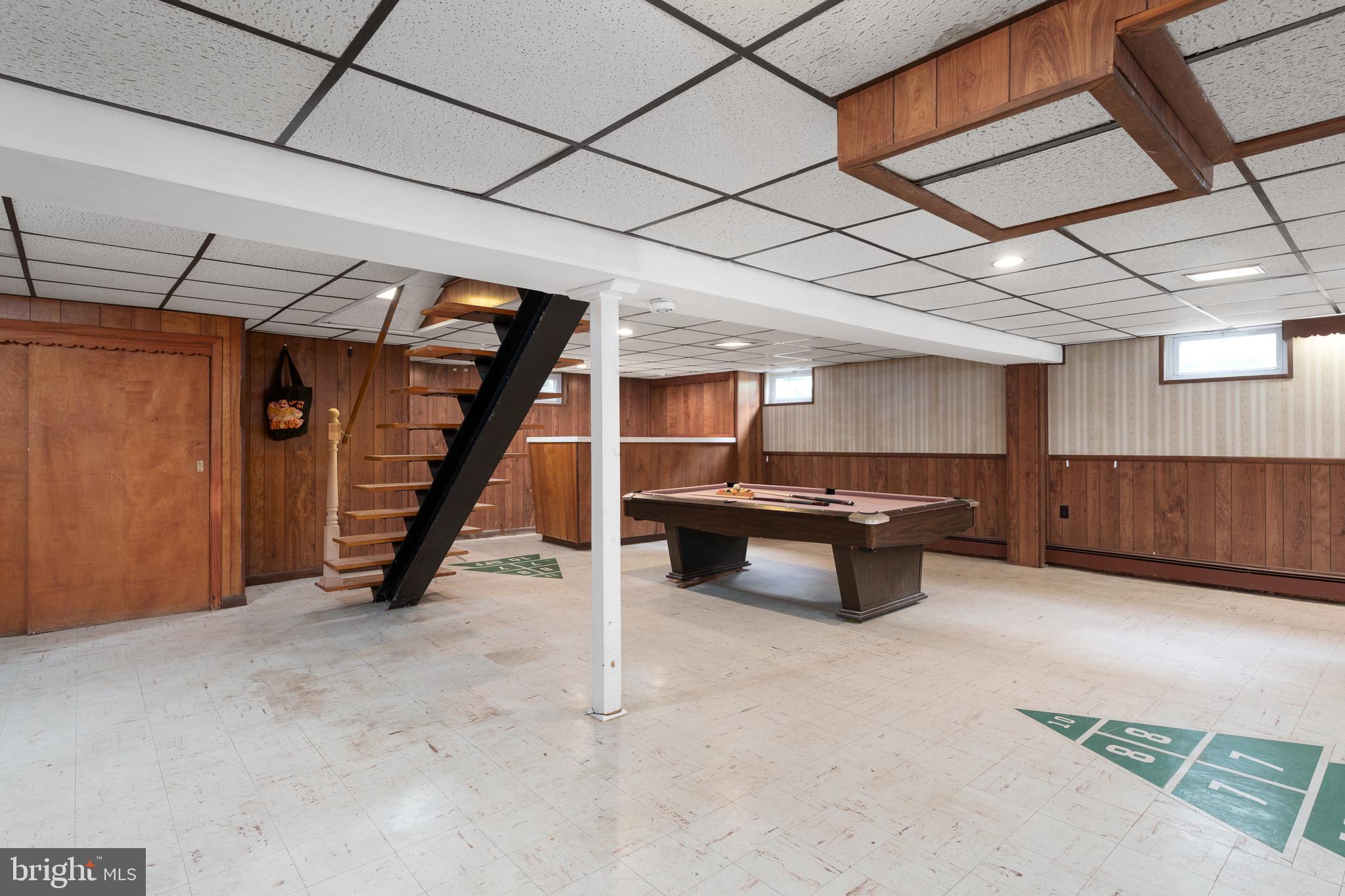 953 Klockner Road Hamilton, NJ 08619 - Photo 31 of 43 Large finished basement w/ floating staircase