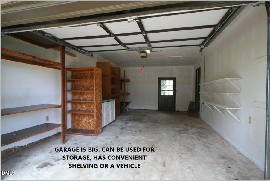 4116 Pickwick Drive Raleigh, NC 27613 - Photo 11 of 14 Garage w txt