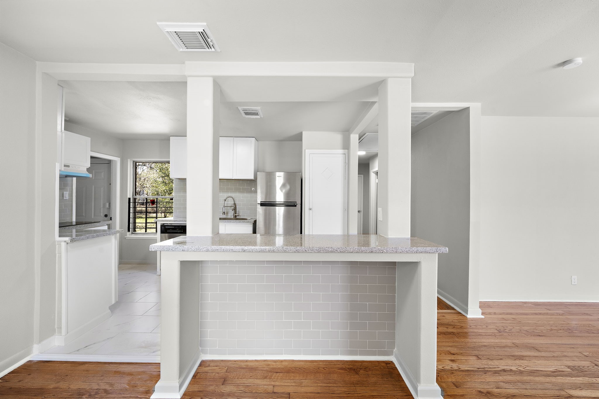 3121 Chimira Lane Houston, TX 77051 - Photo 12 of 35 a view of kitchen with cabinets and window