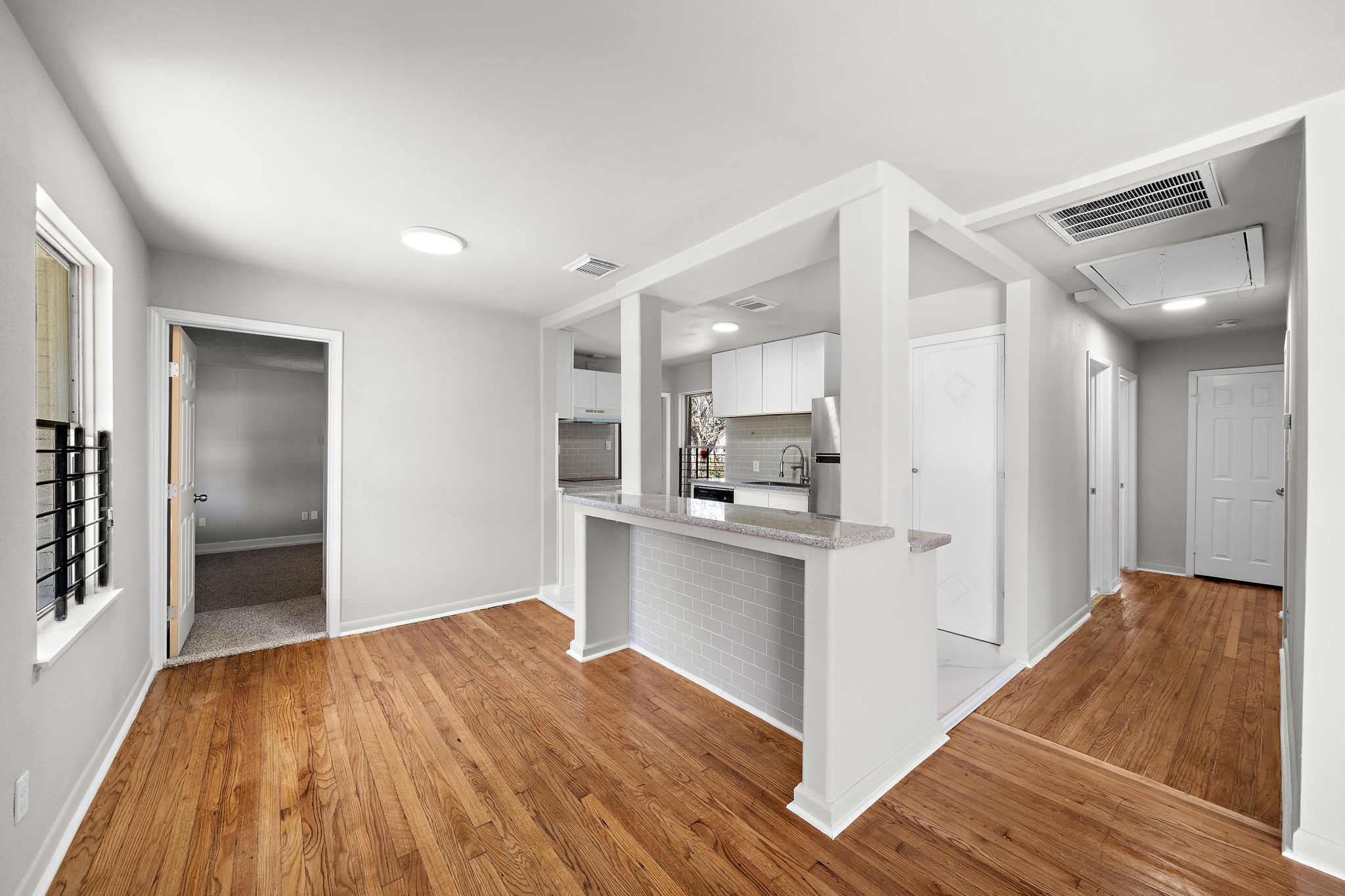 3121 Chimira Lane Houston, TX 77051 - Photo 9 of 35 a view of kitchen with wooden floor