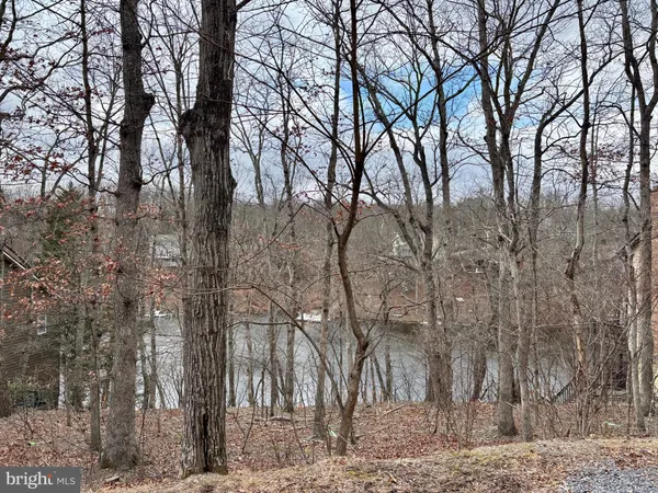 a view of a lake with houses