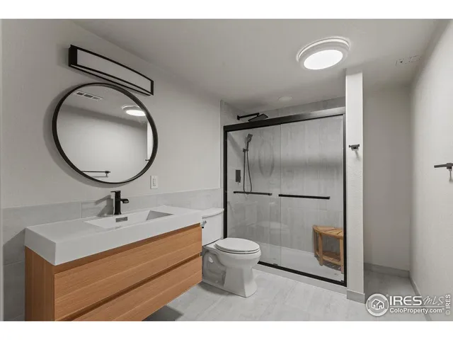 a view of a field with an outdoor space